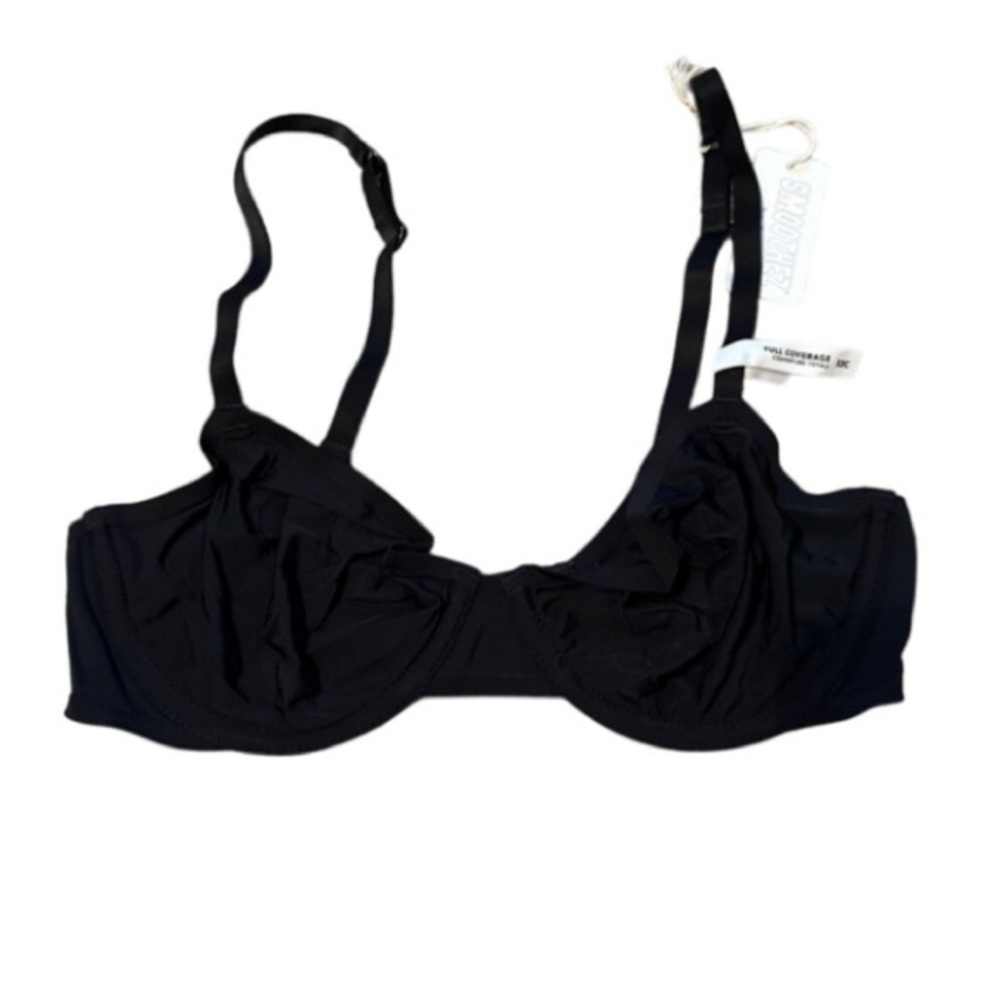 Aerie Smoothez Full Coverage Black Underwire Bra Sz 32C NEW